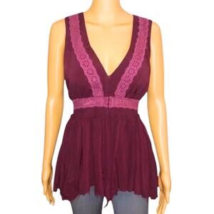 Free People Women’s Blouse XS Purple tank